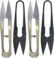 Double Sharp Quick-Clip Lightweight Thread Clippers Trimming Scissors & Thread S