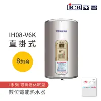 在飛比找momo購物網優惠-【ICB亞昌工業】8加侖 6KW 直掛式 數位電能熱水器 I