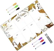 NUOBESTY 1 Set Marker Felt Bulletin Board LED Board Writing Board Sign Kit Poster Small Whiteboard Stickers Memo Felt Pin Board Weekly Dry Erase Board Peg Boards for Walls Brush Transparent