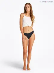 Tommy Hilfiger Black Cheeky Bikini Briefs (F55171) | $42