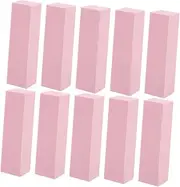10pcs Nail Polishing Block Buffer Nail Sponge Nail Buffing Block Nail Tools Pedicure Tools Nail Files Manicure Tools Nail Sanding Sponge Nail Art Supplies Pink