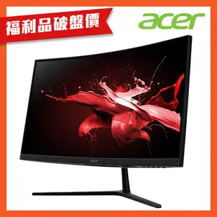 (福利品)Acer 宏碁 EI242QR M 24型VA曲面電腦螢幕 AMD FreeSync