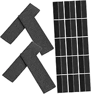 Beatifufu 50Pcs Double Sided Hook and Loop Strips Multi Function Adhesive Tapes for Shoes Clothes Hats Strong Self Adhesive Fixing Strips Easy Peel and Stick Installation