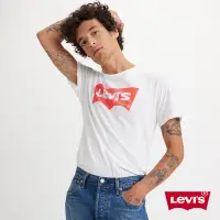 在飛比找Yahoo奇摩購物中心優惠-Levis 男款 寬鬆版短袖T恤 / 手感印製Batwing