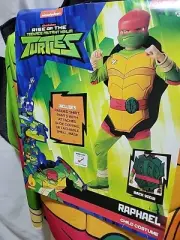 Rise Of The Teenage Mutant Ninja Turtles Raphael Costume By Rubie's, M8-10, New!