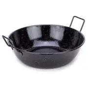 NEW Garcima Enamelled Steel Deep Paella Pan 32cm