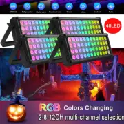 RGB LED Flood Light 200W Color Mixing Party Disco DJ Stage Lights Wall Wash Bar