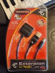 6.5 Foot Universal Gaming Extension Cable (4 in 1) PSone, PS2, XBOX & GameCube