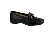 Cotswold Barrington Ladies Loafer Slip On Shoes (Black) - UTFS2876