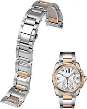 [XNWKF] 23mm Metal Watch Bracelets Men Stainless Steel Watchbands Fashion Women Watch Strap Band for fit Cartier Accessories