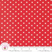 Moda SWEET MELODIES 21818 12 Red Polka Dots AMERICAN JANE Quilt Fabric 30's