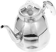 Hoement Stainless Steel Water Kettle Resistant Teapot for Daily Use Comfortable Handle Suitable for Induction Cookers Stovetops Fast Heating Kitchen Essential