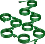 K KASONIC - Outdoor Extension Cord 75 FT, Evenly Spaced 9 Outlets Plugs, 16/3