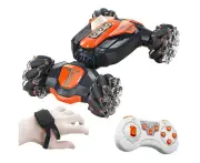 Kids Stunt Car 360Hand Gesture Sensing RC 4WD Remote Control Off Road Toy Gift Orange