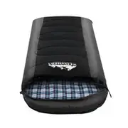 Weisshorn Black Single Thermal Sleeping Bag for -20°C to 10°C