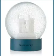 WATERFORD's Iconic 3D Model Lismore Christmas Castle Snow Globe 1064608 New