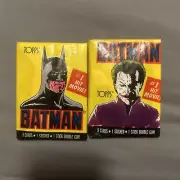 2 Batman The Movie 1989 Topps Trading Cards Series 1 Unopened Wax Packs Joker