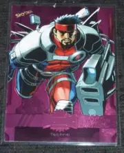 2023 UD SKYBOX MARVEL METAL UNIVERSE AVENGERS TECHNO #36 PINK FX #D/75