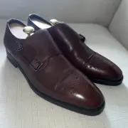 Nettleton Florence-N Double Monk Strap Burro/M Brown Size 9.5M