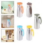 1.0 L Stainless Steel Cold Water Pitcher for Home Office Beverage Container