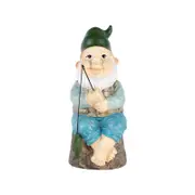 Northcote Pottery 22cm Dwarf Fishing Garden Statue