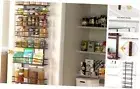 Over The Door Pantry Organizer, Pantry Organization And Storage, 9-Tier Bronze