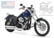 Harley DYNA Expandable Battery Bag Leather Waxed Canvas - DBB03WC BAD&G CustomS