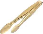 NOLITOY Set of 4 Mini Food Serving Tongs in Gold 15cm Stainless Steel Ice Cube Bread Clip for Kitchen Buffet