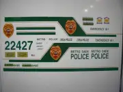 Miami Dade Florida Police Patrol Car Decals 1:64 two for one money