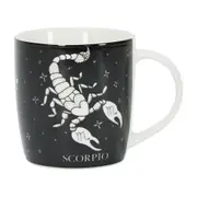Annabel Trends Coffee Mug Zodiac Scorpio 350ml Milk/Tea Cup w/ Handle Black