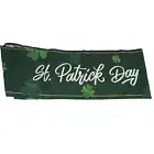 St. Patrick’S Day Shamrock Clover Table Runner Fabric Green 14” X 108“ New