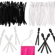 Silicone Cord Lock Soft Elastic Band with Adjustable Toggles Crafts Face Mask