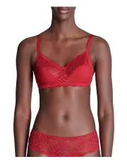 [Simone Perele] Caresse Soft Cup Bra in Red