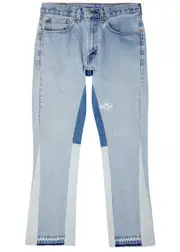 Jeanius Bar Atelier Panelled Flared Jeans - Light Blue - 30 (W30 / S) 30 (W30 / S)