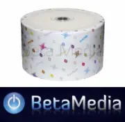 1200 x RITEK Blank CD-R 52X - Full Hub White Inkjet Matt Finish Printable CD R
