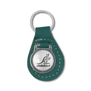 Wallabies Australian Rugby Union Leather Keyring
