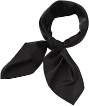 [AOLIGE] Hair Scarf Satin Square Head Neck Scarfs for Women