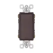 Radiant 15 Amp 120-Volt 4-Way Decorator/Rocker Light Switch, Dark Bronze