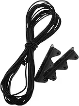 Homoyoyo 1 Set Accessories Awning Fasteners Trailer Camping Essentials Camper Accessories Floating Shelf Straps Camping Hanging Rope Anti Falling Guard Straps Stainless Steel Black