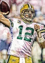 ACEO Rare Aaron Rodgers GB Packers ATC ACEO Card only 50