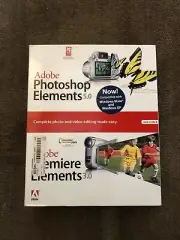 SEALED Adobe Photoshop Elements 5.0 & Premiere Elements 3.0 Win XP CD FREE SHIP