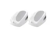 2x Ingenuity Easy Rinse Baby Infant Bather Seat Non-Slip 57x36cm White 0m+