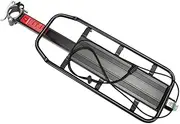 Mountain Bike Cargo Rack Back Stand Bike Luggage Carrier Compact Lightweight for Suitcases Backpacks