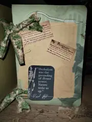 Herbalist Junk Journal Scrapbook USA