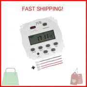 12V Timer Switch - Programmable, DC/AC/Solar Battery Powered | 12 Volt JVR Timer