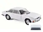 DIECAST CAR & DISPLAY CASE 1969 PEUGEOT 504 COUPE WHITE NOREV 184825 1/18 SCALE