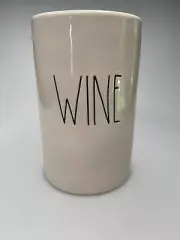 New RAE DUNN Artisan Collection WINE Bottle Chiller Holder By Magenta
