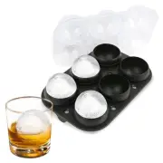 Large Ice Ball Maker with Lid, 6 x 2.5 Inch Ice Balls - BPA Free, Easy To Fil...