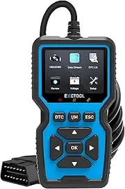 [Exctool] OBD2 Scanner Car OBD II Code Reader Auto Enhanced Full OBD Mode Check Engine Diagnostic Scan Tool for All 2001+ Petrol & 2004+ Diesel Vehicles, (ET331)