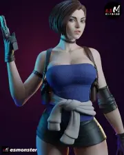 Jill Valentine 3D Printed Kit Unpainted/Unassembled